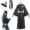 Kimetsu Slayer Demon No Yaiba Tåkepilaren Tokito Muichiro Cosplay Kostyme Antrekk