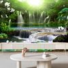 Forest Wallpaper Waterfalls Mural Nature Landscape Wall Mural Bedroom Living Room Waterfall Wall Mural Decor