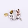 S925 Sterling Silver Square Loose Spacer Beads for DIY Handmade Jewelry