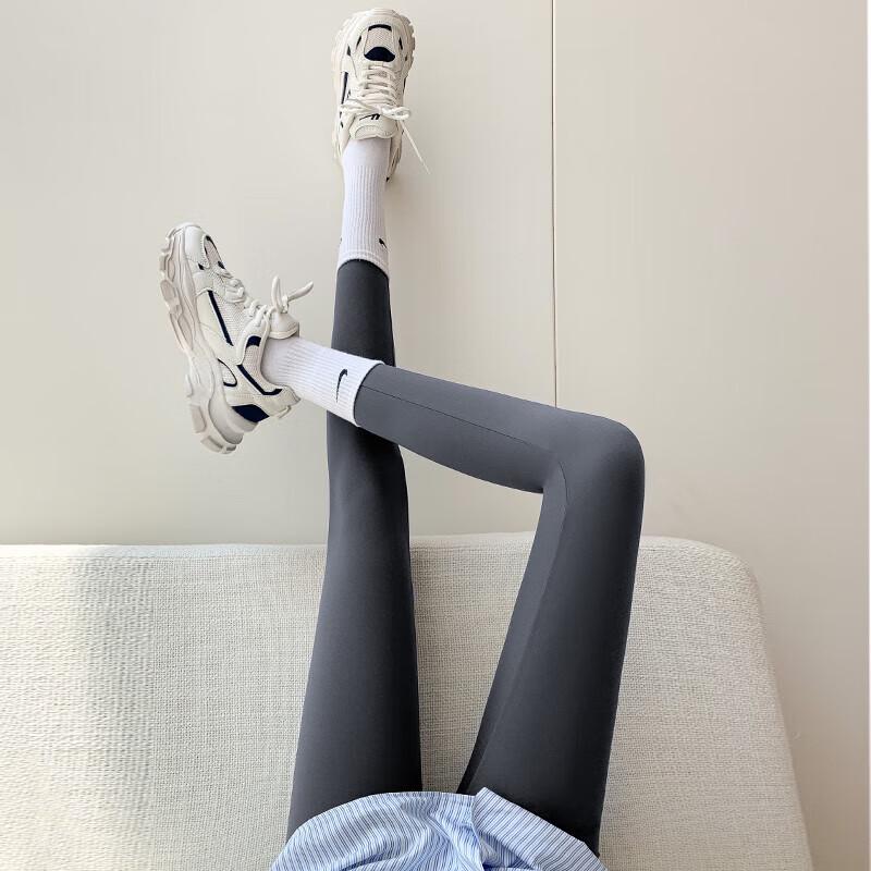 Langsha Women's Slim-Fit High-Waist Shark Pants