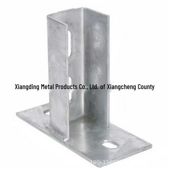 Hot-dip Galvanized C-channel Solar Bracket Connector Steel Triangle Base