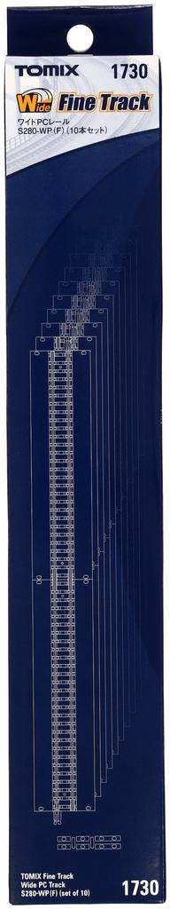 TOMIX N Gauge Wide PC Rail F 10 Piece Set 1730 Railway Model Supplies S280-WP