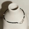 SILVER 925_GLITTER BRACELET BLACK