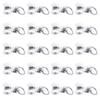 20pcs Aluminum Alloy Curtain Gliders For Ceiling Mounting And Noise Reduction In Any Room Curtain Movement
