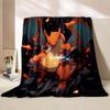 Charizard Dracaufeu Stampa Cartone Animato Coperta Bambini Adulti Coperta Morbida Calda Biancheria da Letto per Letto Divano Coperta da Viaggio