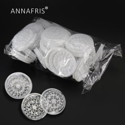 Porte-colle jetable pour extensions de cils, 100 pièces, tampons de colle en forme de fleur, tampons de palette pour faux-cils, joint en plastique, outils de maquillage