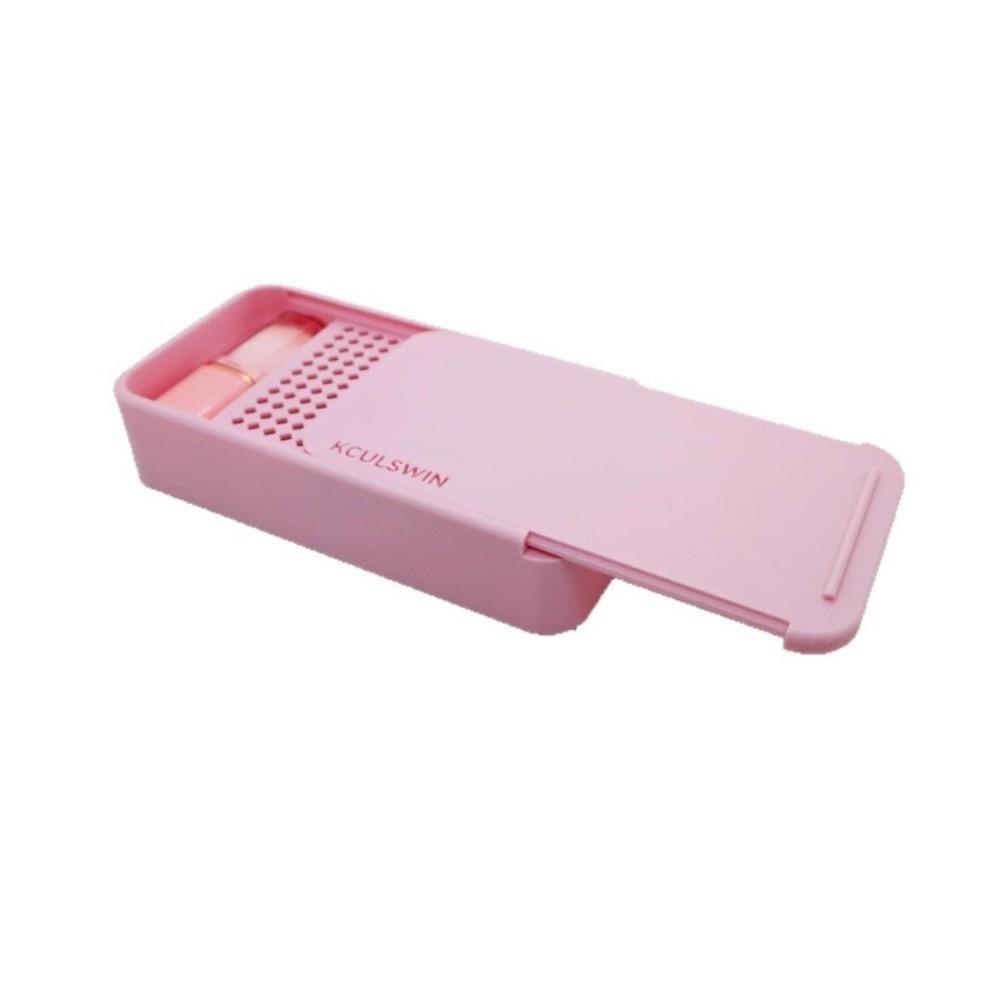 With Brush Polymer Clay Cutter Tool Sliding Lid Clay Cutting Aid Polymer Clay Crafting