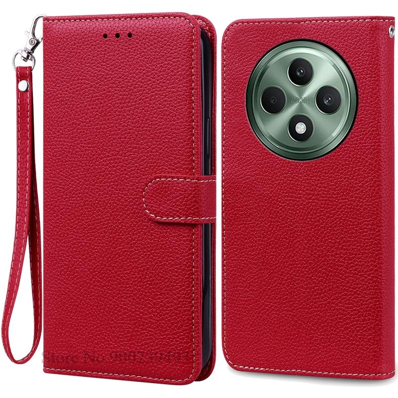 For Oppo Reno 12 FS 5G Etui Lommebok Lær Flip Cover For Oppo Reno 12F Etui Reno 12FS 12 F Reno12F Reno12 Fs Telefonetui Fundas