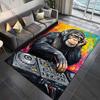 A Gorilla On a Graffiti-Style Album Cover Print Carpet for Living Room Bedroom Sofa Home Decor Non-slip Mat Luxury Gift