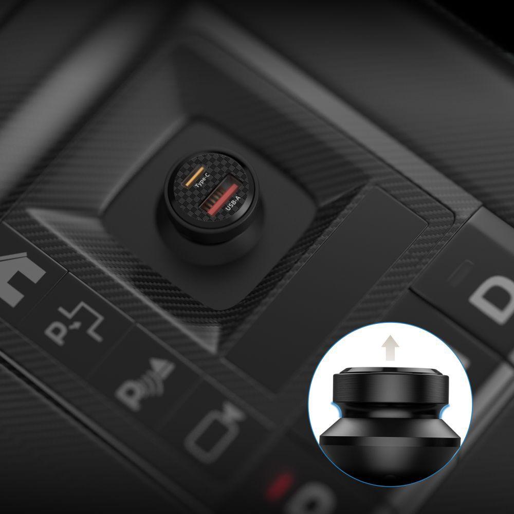 Tech-Protect Cc45W 2-Port Car Charger Pd45W/Qc3.0 Black