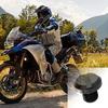 Mirhua M10x1.25 Aluminum 304 Stainless Steel Motorcycle Mirror Hole Cover Caps (Black) for Yamaha Honda Kawasaki Suzuki BMW