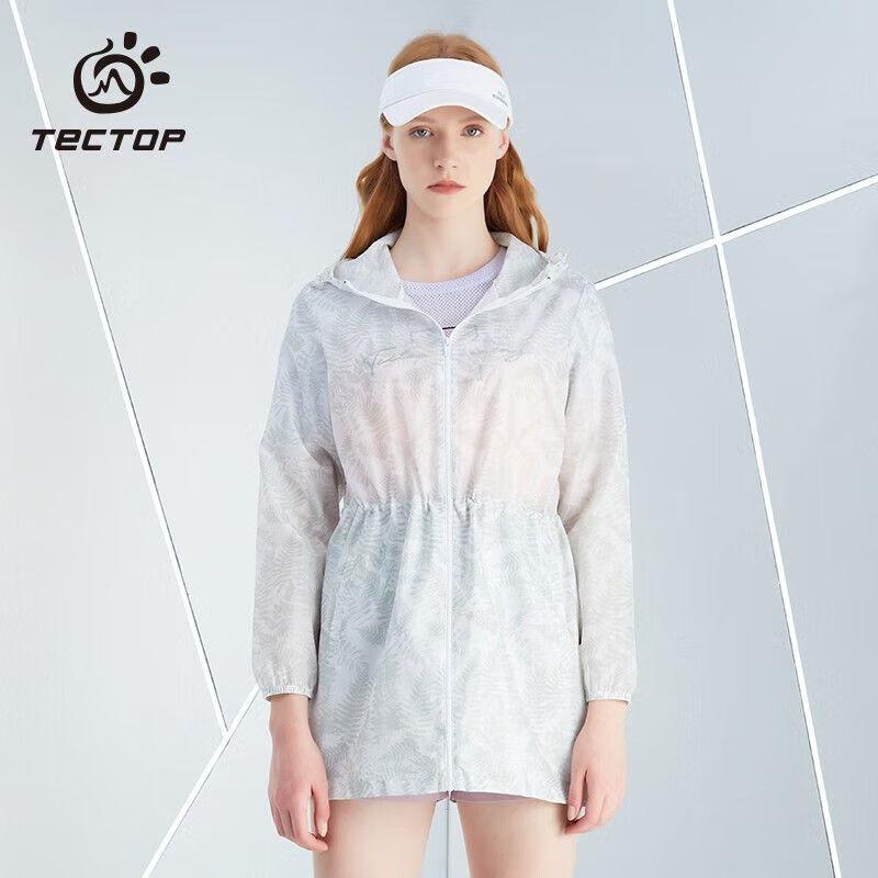 Женская outdoor куртка TECTOP с капюшоном, защитой от солнца, быстросохнущая S