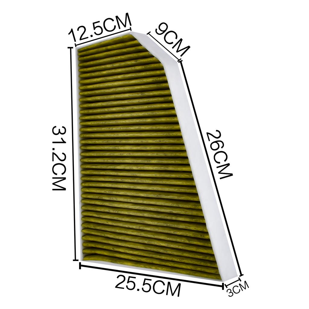 For Tesla X-type in car air filters 2015-2020 1039042-00-B 10390420B automotive parts car Accessories