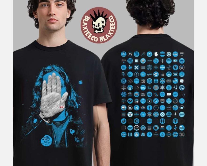 Jack White Detroit Michigan Masonic Temple Night 2 On April 13 2025 T-Shirt