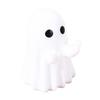 Ghost Phone Holder Cute Small Middle Finger Ghost Figurine Phone Stand Halloween Tabletop Pen Holder for Home Office Desktop Decoration