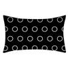 Rectangular Pillowcase Sofa Decorative Pillow Geometric Print Cushion Cover Simple Style Black and White