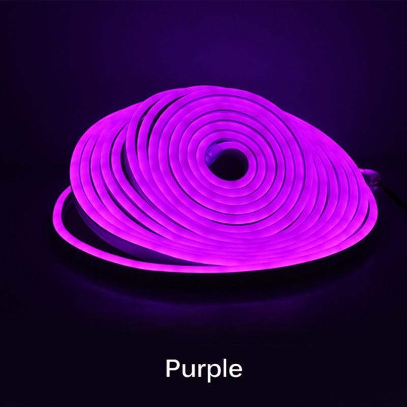 Led Flexible Silicone Neon Light Strip Set 2835 5m 12v Low Voltage 6x12 Waterproof Flexible Light