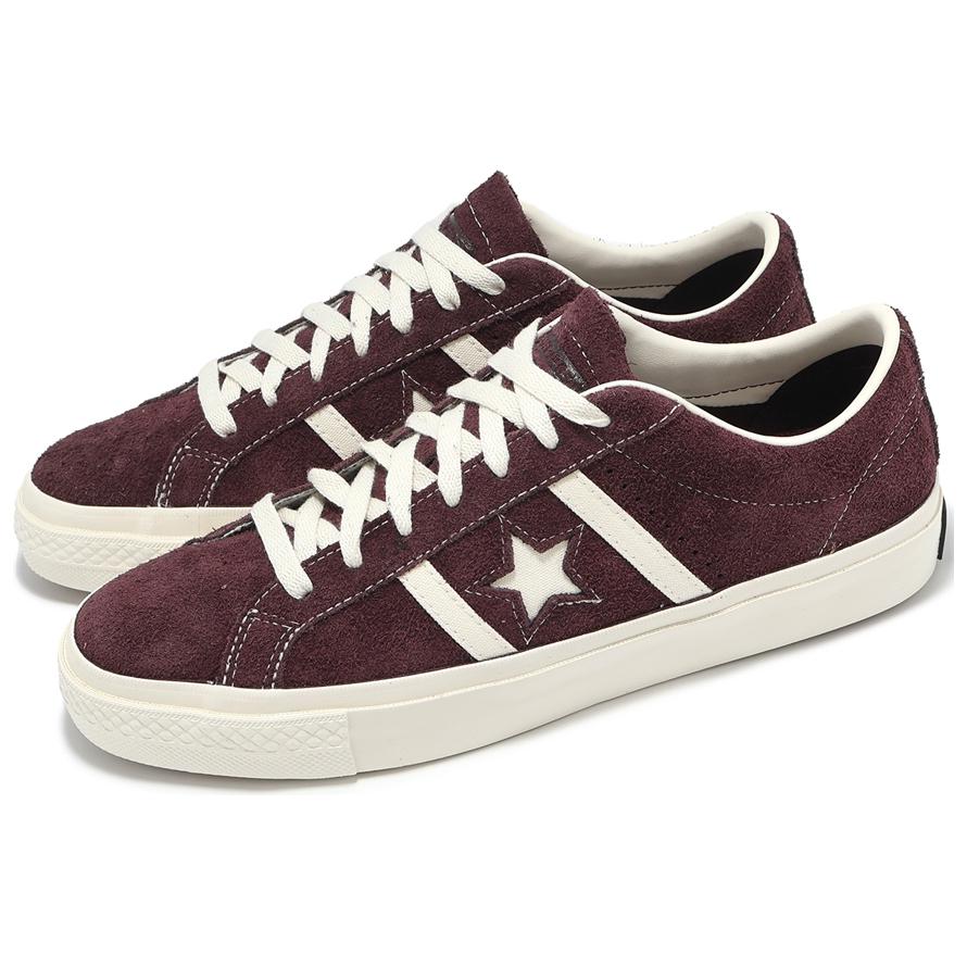 Converse One Star Academy Pro Suede Bloodstone Unisex Sneakers Red Egret A09235C