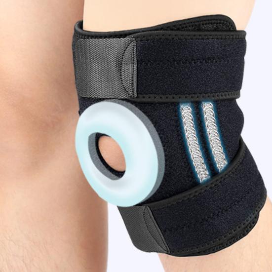 Adjustable Knee Brace Knee Pain Relief Patella Stabilization Support Sports Fitness Running Knee