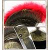 Helmet Feather Lion Cap Spartacu Samurai Roman Hat Helmets Spartan Warrior Hat Masquerade Helmet