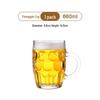 Shu Fu Glass Beer Mug with Pineapple Handle, 660ml