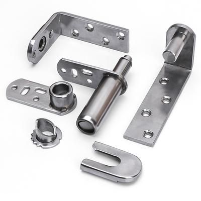 Color Sliver Door Hinges Thick Design High-quality Stainless Steel Long-lasting Use Multiple Sizes Rust-proof Furniture Hardware