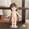 Articulated Doll with Head Body and Shoes Included Standing Poseable Small Girl Toy Suitable for Collectors and Craft Projects