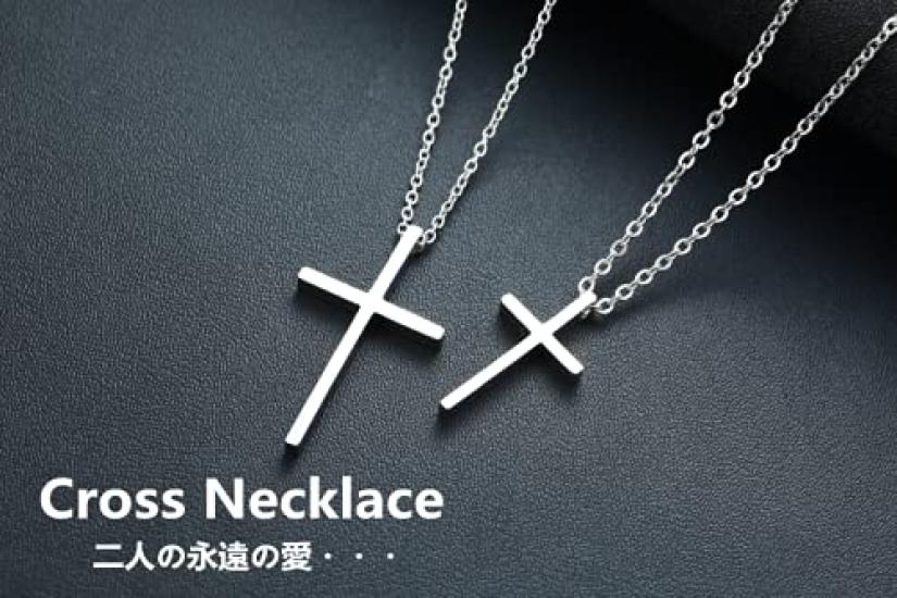 Paired Stainless Set of Matching Couple [kokoromilove] Necklace, Steel, 2, Necklace, Present, Men's, Women's