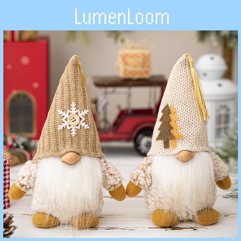 Enchanting Holiday Decor Unique Gnome Figurines In Warm Knitted Rudolph Styles For Christmas