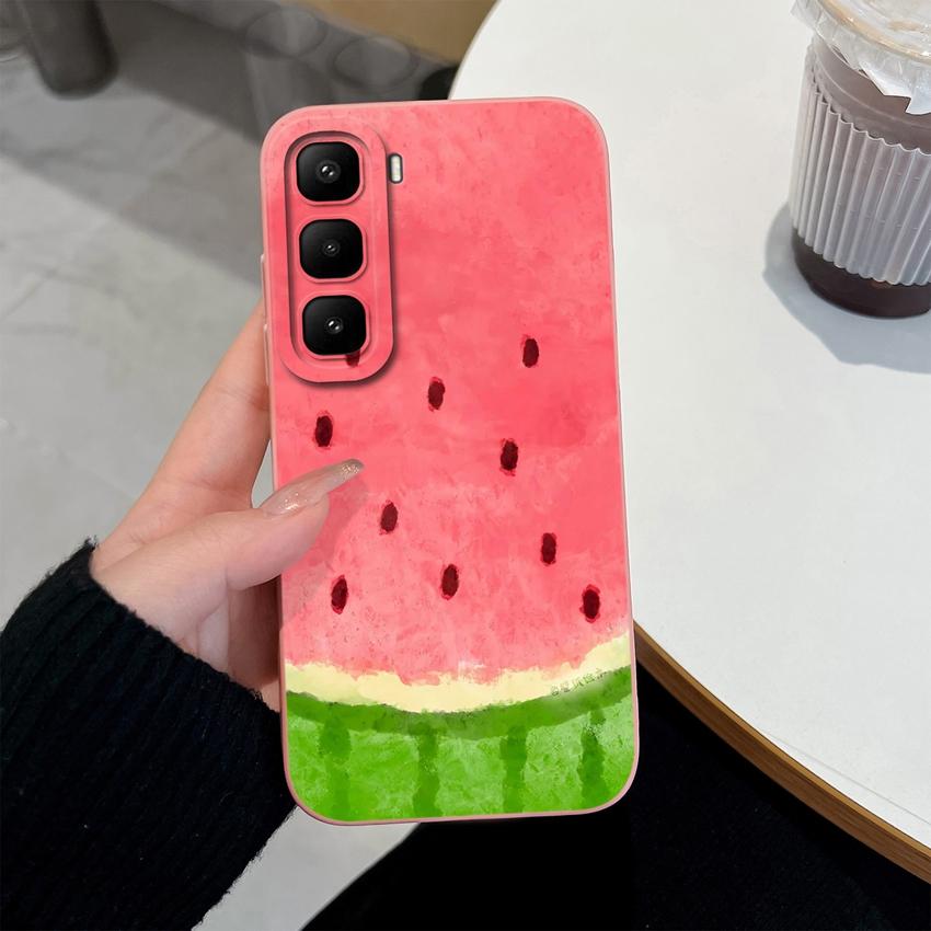 For Infinix Hot 60 50 Pro Plus 40Pro 30 Play 70 60i 50i 40i 30i Phone Case Sweet Bunny Cake New Upgrade Soft Smooth Silicone Lightweight Durable Shell
