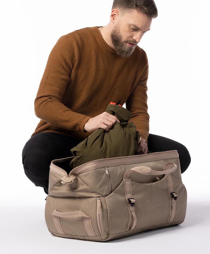 Backpack Outdoor Rucksack Camping Back Travel BACH Black [Bach] [Dr.Duffel 70L] Men's