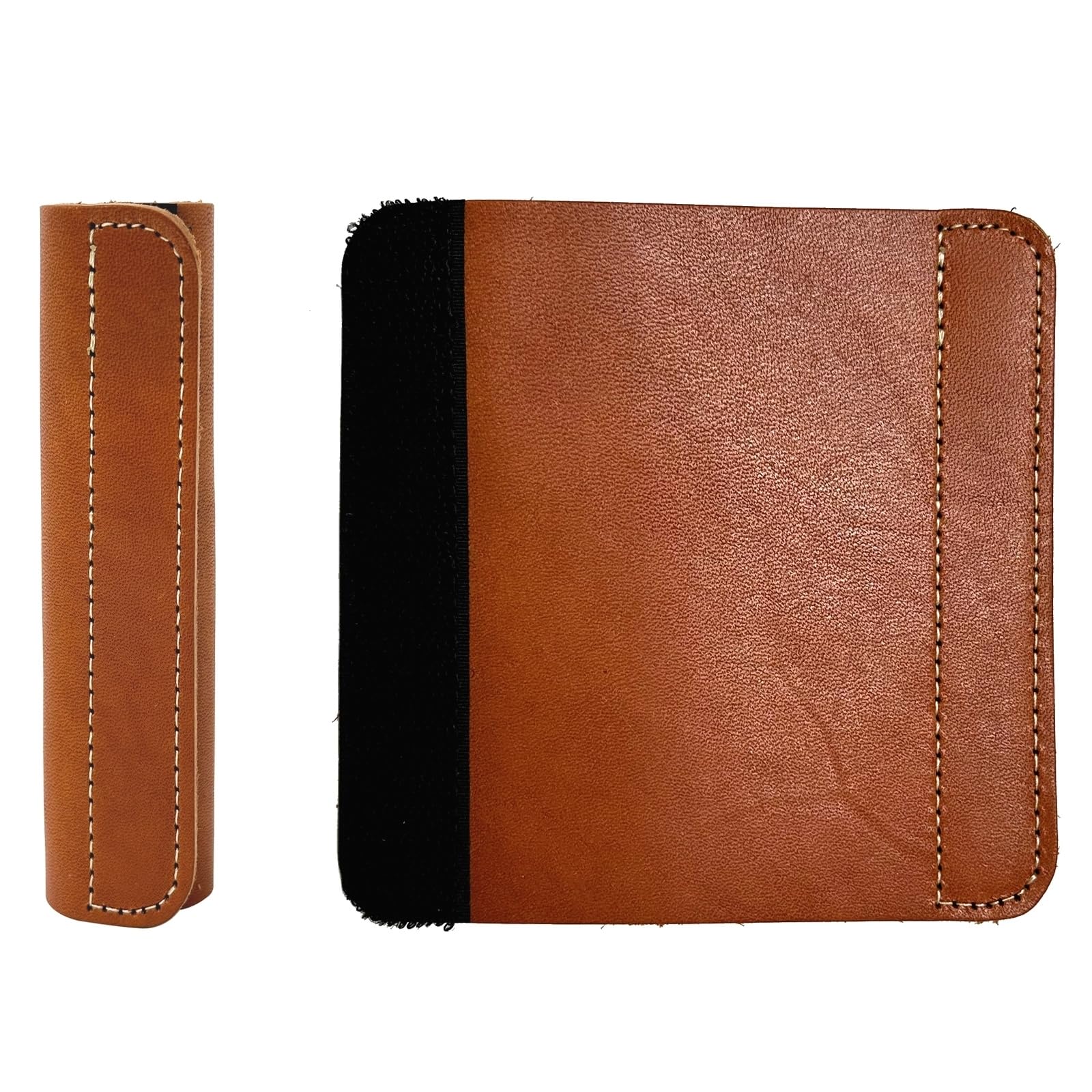 

Защитные чехлы для ручек сумок Сделано в Японии Кожа Точиги Защитные чехлы для ручек сумок Набор из 2 шт. [Стиль Акация] (Липучка Оранжевая)