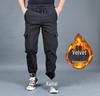 Men's Autumn/Winter Loose Overalls: Trendy, Plus-Size, Velvet-Lined, Thickened Casual Sports Pants