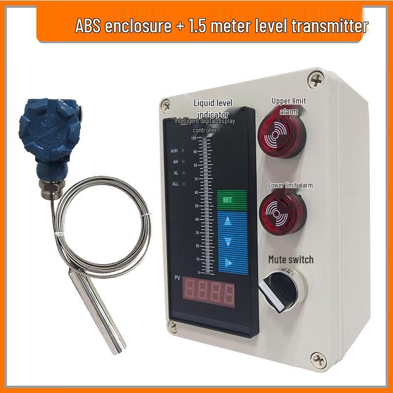 

Yuante Stainless Steel Submersible Liquid Level Sensor with Alarm Controller CN plug (adapter included)