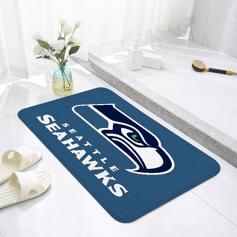 S-Seattle Seahawks Floor Mats Home Laundry Rug Carpet For Living Room Decor Lounge Area Anti-slip Foot Mat Entrance Doormat