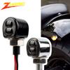 For Harley Cafe Racer 8mm Mini Motorcycle Led Turn Signal Indicators Blinker Lights Motocross Flasher Signal Lamp Enduro