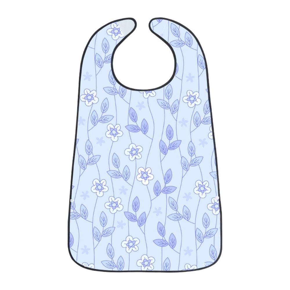 with Crumb Catcher Senior Citizens Feeding Bibs Large Clothing Protector for Elderly Women