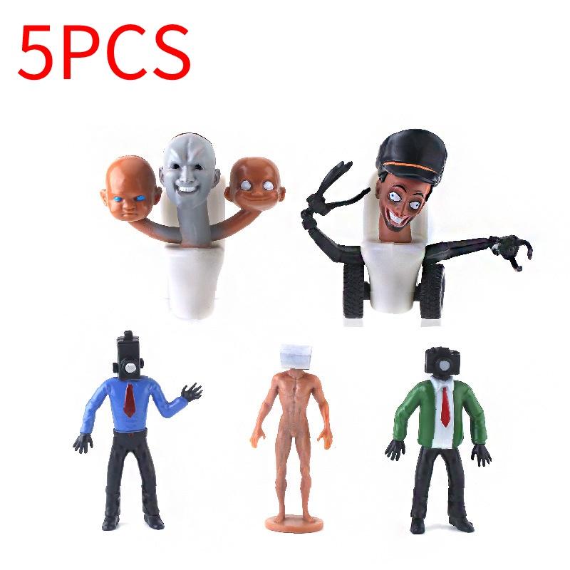Jiachi Al735790819338 Toilet Man And Surveillance Man Toy Building Blocks Titan Sound Man Action Figure