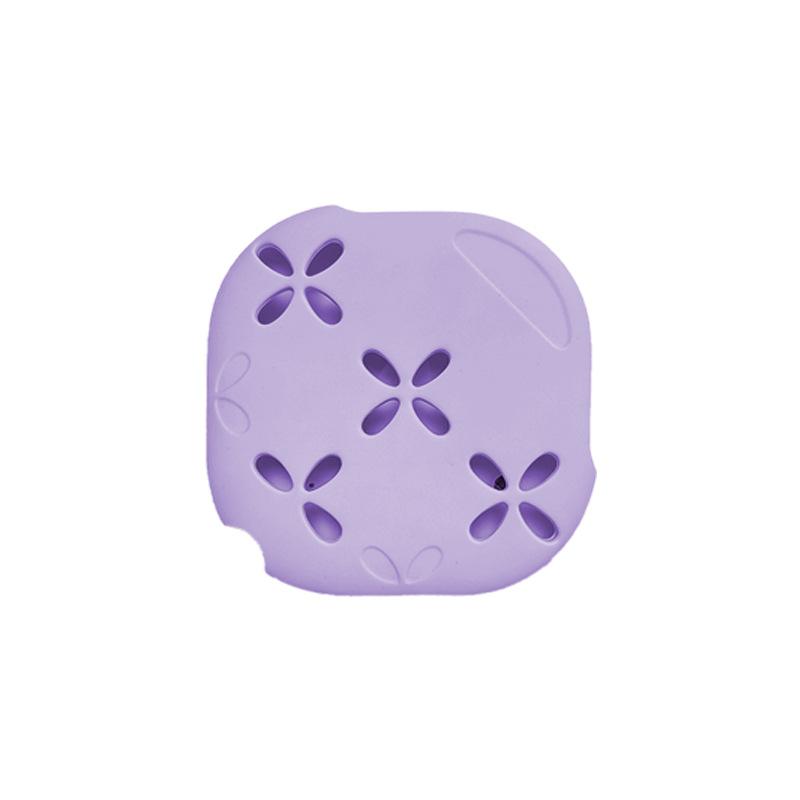 Silicone Bathroom Aromatherapy Storage Box, Household Washbasin Soap Box, Bathtub Silicone Aromatherapy Box фиолетовый