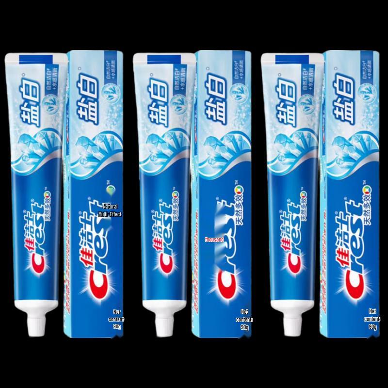 Crest Salt White Toothpaste 140g x 3 Pack