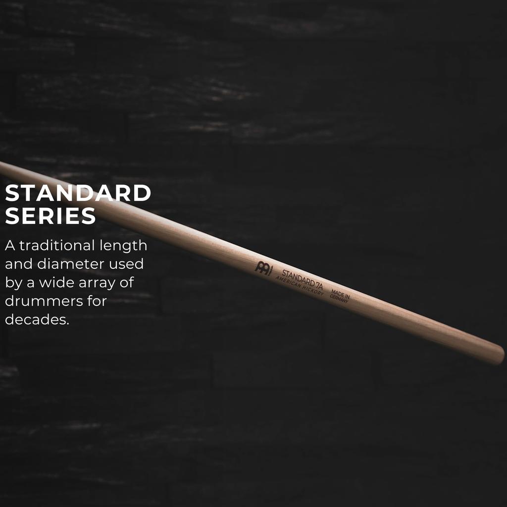 MEINL Stick Brush Meinl Drumstick STANDARD Hickory Acorn Tip 7A SB100 X & (406 13.6mm) []