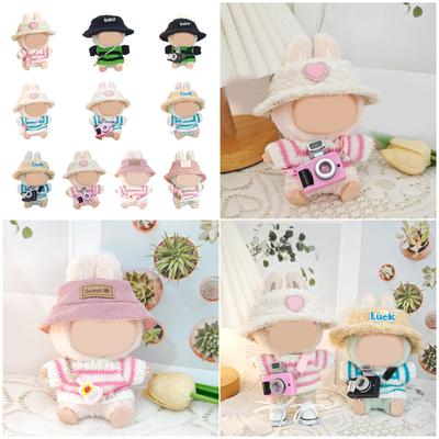 Knit Sweater And Plush Hat Doll Clothes Set For Figure Dolls With Decorative Accessory Fashion Doll Dressingup Outfit