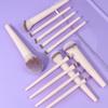 6/12 Makeup Brush Set Makeup Brush, Eye Brush Foundation Brush Artificial Bionic Fiber Hair Beauty Tool