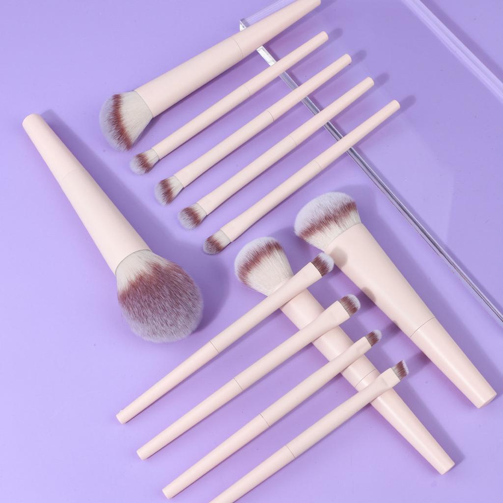 6/12 Makeup Brush Set Makeup Brush, Eye Brush Foundation Brush Artificial Bionic Fiber Hair Beauty Tool
