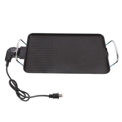 Electric Smokeless BBQ Grill Aluminum Alloy Non Stick Electric Indoor Cooking Pan Baking Tray for