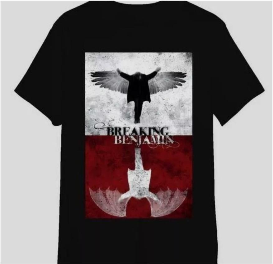 

HOT New Breaking Benjamin TShirt Gift For Fans All Size S5XL 2025 Tour Unisex T-Shirt XXXXL