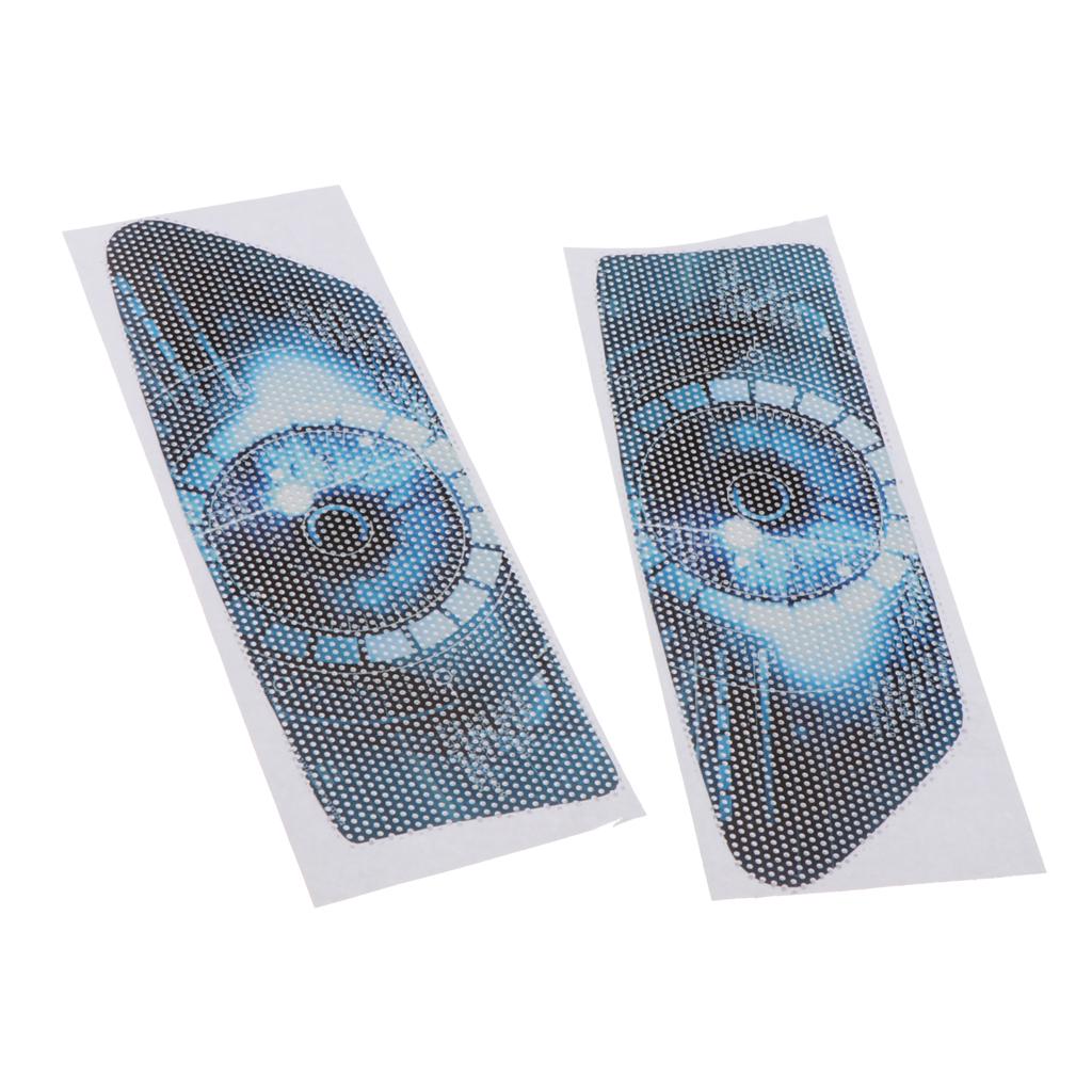 2pcs Motorcycle Headlight Eye Graphic Decal Sticker For Honda CBR600RR 2013-2018