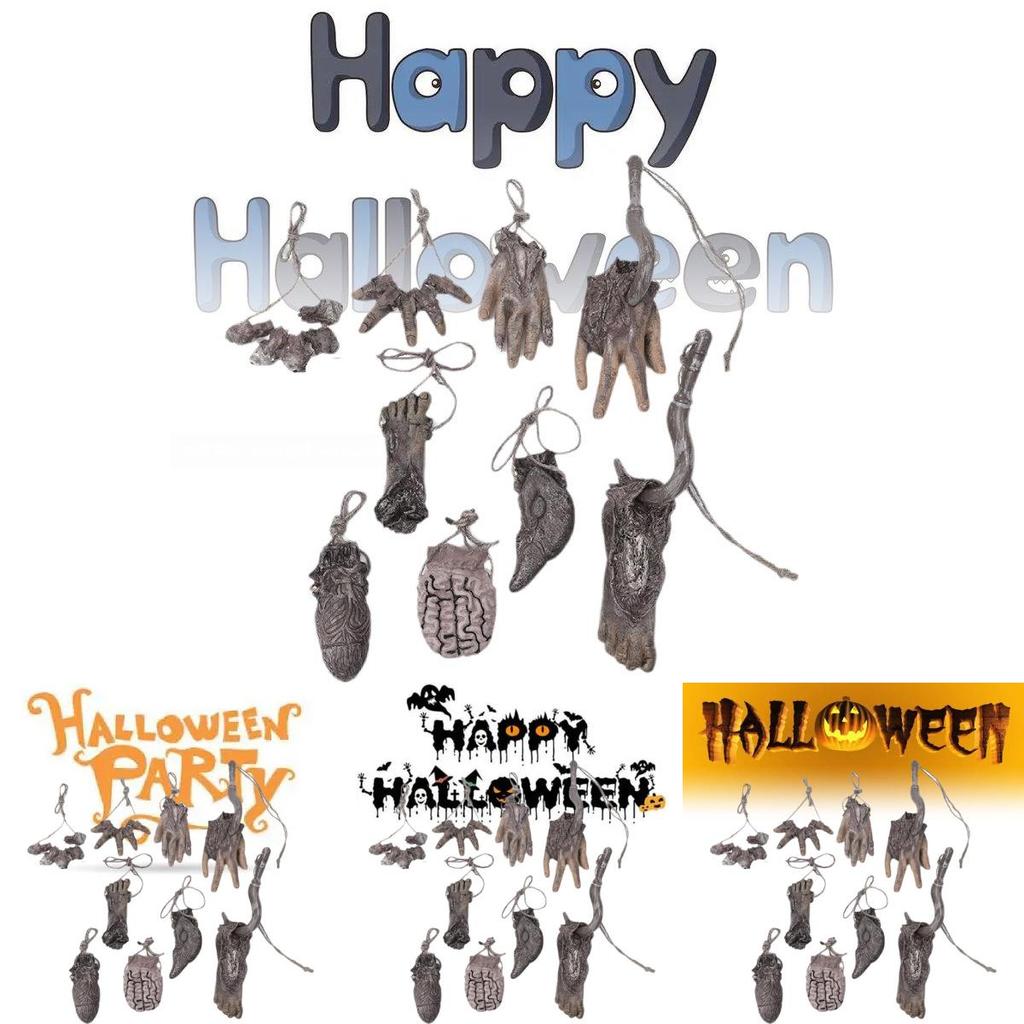 Gruesome And Eye-catching Halloween Decoration Props Featuring Severed Fingers And Limbs