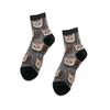 5 Paar Damen Frühling und Sommer Ultra Dünne Neue Glasseide Kristall Röhren Stulpen Socken