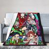 Dandadan Anime Manga Fleece Blanket  Funny Throw Blanket for Home Hotel Sofa  Bedspreads,